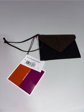Vera Bradley Envoy ID Tag Black Espresso NWT Luggage Tag Travel ID Holder
